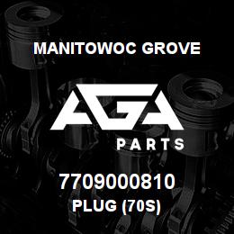 7709000810 Manitowoc Grove PLUG (70S) | AGA Parts