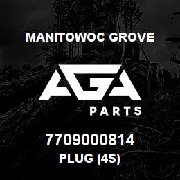7709000814 Manitowoc Grove PLUG (4S) | AGA Parts