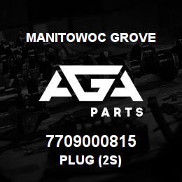 7709000815 Manitowoc Grove PLUG (2S) | AGA Parts