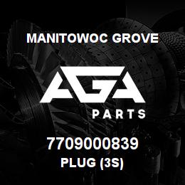 7709000839 Manitowoc Grove PLUG (3S) | AGA Parts