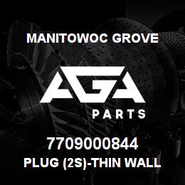 7709000844 Manitowoc Grove PLUG (2S)-THIN WALL - | AGA Parts