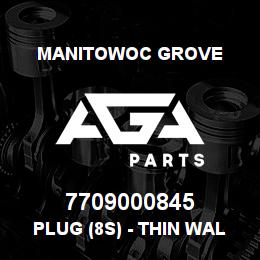 7709000845 Manitowoc Grove PLUG (8S) - THIN WALL - FIG. 4 | AGA Parts