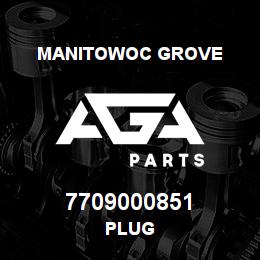 7709000851 Manitowoc Grove PLUG | AGA Parts