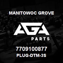 7709100877 Manitowoc Grove PLUG-DTM-3S | AGA Parts