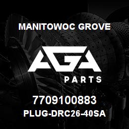 7709100883 Manitowoc Grove PLUG-DRC26-40SA | AGA Parts