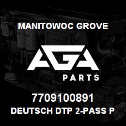 7709100891 Manitowoc Grove DEUTSCH DTP 2-PASS PLUG | AGA Parts