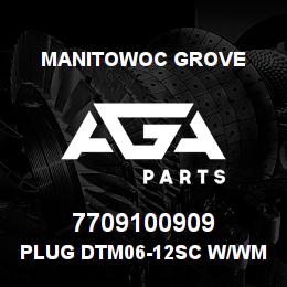 7709100909 Manitowoc Grove PLUG DTM06-12SC W/WM-12S WEDGE | AGA Parts