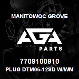 7709100910 Manitowoc Grove PLUG DTM06-12SD W/WM-12S WEDGE | AGA Parts