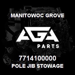 7714100000 Manitowoc Grove POLE JIB STOWAGE | AGA Parts