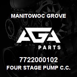 7722000102 Manitowoc Grove FOUR STAGE PUMP C.C.W. ROTATIO | AGA Parts