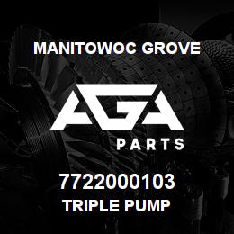 7722000103 Manitowoc Grove TRIPLE PUMP | AGA Parts