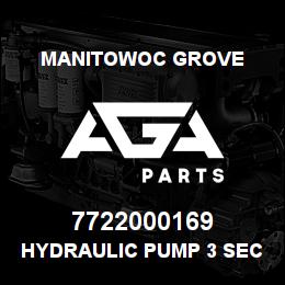 7722000169 Manitowoc Grove HYDRAULIC PUMP 3 SECTION | AGA Parts