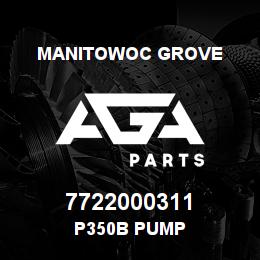 7722000311 Manitowoc Grove P350B PUMP | AGA Parts