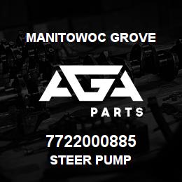 7722000885 Manitowoc Grove STEER PUMP | AGA Parts