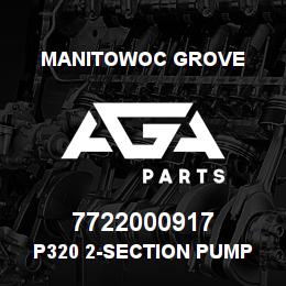 7722000917 Manitowoc Grove P320 2-SECTION PUMP | AGA Parts
