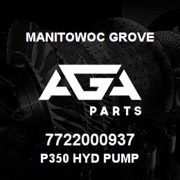 7722000937 Manitowoc Grove P350 HYD PUMP | AGA Parts