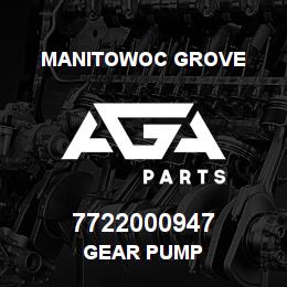 7722000947 Manitowoc Grove GEAR PUMP | AGA Parts