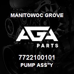 7722100101 Manitowoc Grove PUMP ASS'Y | AGA Parts