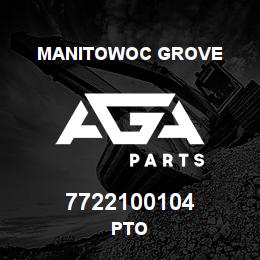 7722100104 Manitowoc Grove PTO | AGA Parts