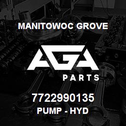 7722990135 Manitowoc Grove PUMP - HYD | AGA Parts