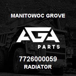 7726000059 Manitowoc Grove RADIATOR | AGA Parts