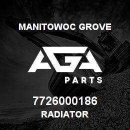 7726000186 Manitowoc Grove RADIATOR | AGA Parts