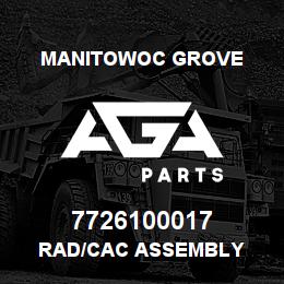 7726100017 Manitowoc Grove RAD/CAC ASSEMBLY | AGA Parts