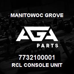 7732100001 Manitowoc Grove RCL CONSOLE UNIT | AGA Parts