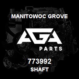 773992 Manitowoc Grove SHAFT | AGA Parts
