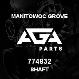 774832 Manitowoc Grove SHAFT | AGA Parts