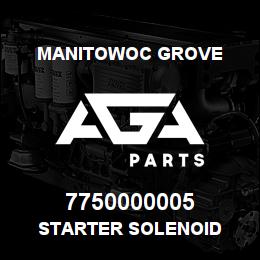 7750000005 Manitowoc Grove STARTER SOLENOID | AGA Parts
