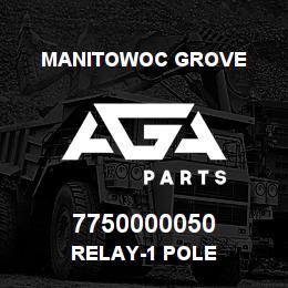 7750000050 Manitowoc Grove RELAY-1 POLE | AGA Parts