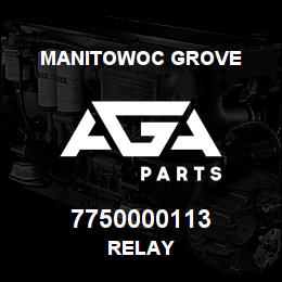 7750000113 Manitowoc Grove RELAY | AGA Parts