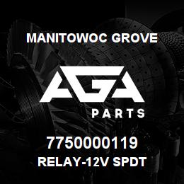 7750000119 Manitowoc Grove RELAY-12V SPDT | AGA Parts