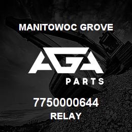 7750000644 Manitowoc Grove RELAY | AGA Parts