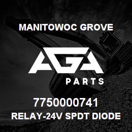 7750000741 Manitowoc Grove RELAY-24V SPDT DIODE SUP | AGA Parts
