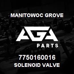 7750160016 Manitowoc Grove SOLENOID VALVE | AGA Parts