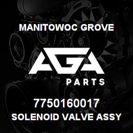 7750160017 Manitowoc Grove SOLENOID VALVE ASSY | AGA Parts