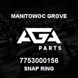 7753000156 Manitowoc Grove SNAP RING | AGA Parts