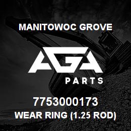 7753000173 Manitowoc Grove WEAR RING (1.25 ROD) | AGA Parts