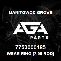 7753000185 Manitowoc Grove WEAR RING (2.00 ROD) | AGA Parts