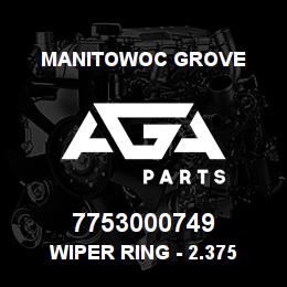 7753000749 Manitowoc Grove WIPER RING - 2.375 | AGA Parts