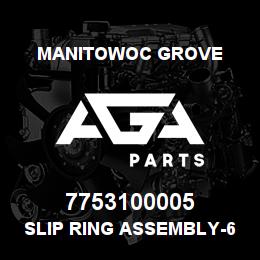 7753100005 Manitowoc Grove SLIP RING ASSEMBLY-62 COND | AGA Parts