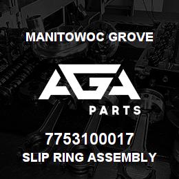 7753100017 Manitowoc Grove SLIP RING ASSEMBLY | AGA Parts