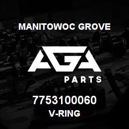 7753100060 Manitowoc Grove V-RING | AGA Parts