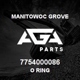 7754000086 Manitowoc Grove O RING | AGA Parts