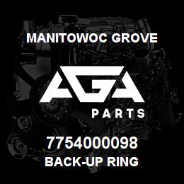 7754000098 Manitowoc Grove BACK-UP RING | AGA Parts