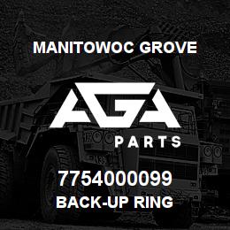 7754000099 Manitowoc Grove BACK-UP RING | AGA Parts