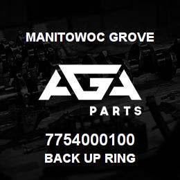 7754000100 Manitowoc Grove BACK UP RING | AGA Parts