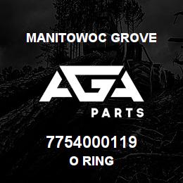 7754000119 Manitowoc Grove O RING | AGA Parts